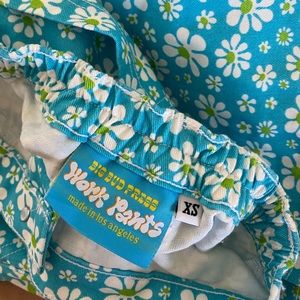 Big Bud Press Lazy Daisy Work Pants Blue Green XS // NEVER WORN